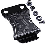 Belt Clip - Flush Mount - Metal - Police Black - (1.50in) - (w/TOPO Map Engraving)(w/Hardware)