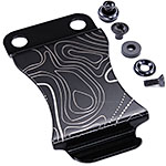 Belt Clip - Flush Mount - Metal - Police Black - (1.75in) - (w/TOPO Map Engraving)(w/Hardware)