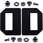 O.W.B. Belt Loop - Universal - Flat Wing - Black - (1.50in) - (w/Hardware) - (Pair)