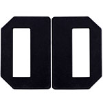 O.W.B. Belt Loop - Universal - Flat Wing - Black - (1.75in) - (Pair)