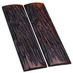 Camel Bone - Scale Set - (Stag Jigged) - (Amber) - (4.5 x 1.25 x 0.187)