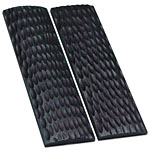 Camel Bone - Scale Set - (Peach Seed Jigged) - (Hunter Green) - (4.5 x 1.25 x 0.187)