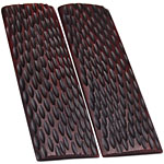 Camel Bone - Scale Set - (Peach Seed Jigged) - (Amber) - (5.0 x 1.5 x 0.25)