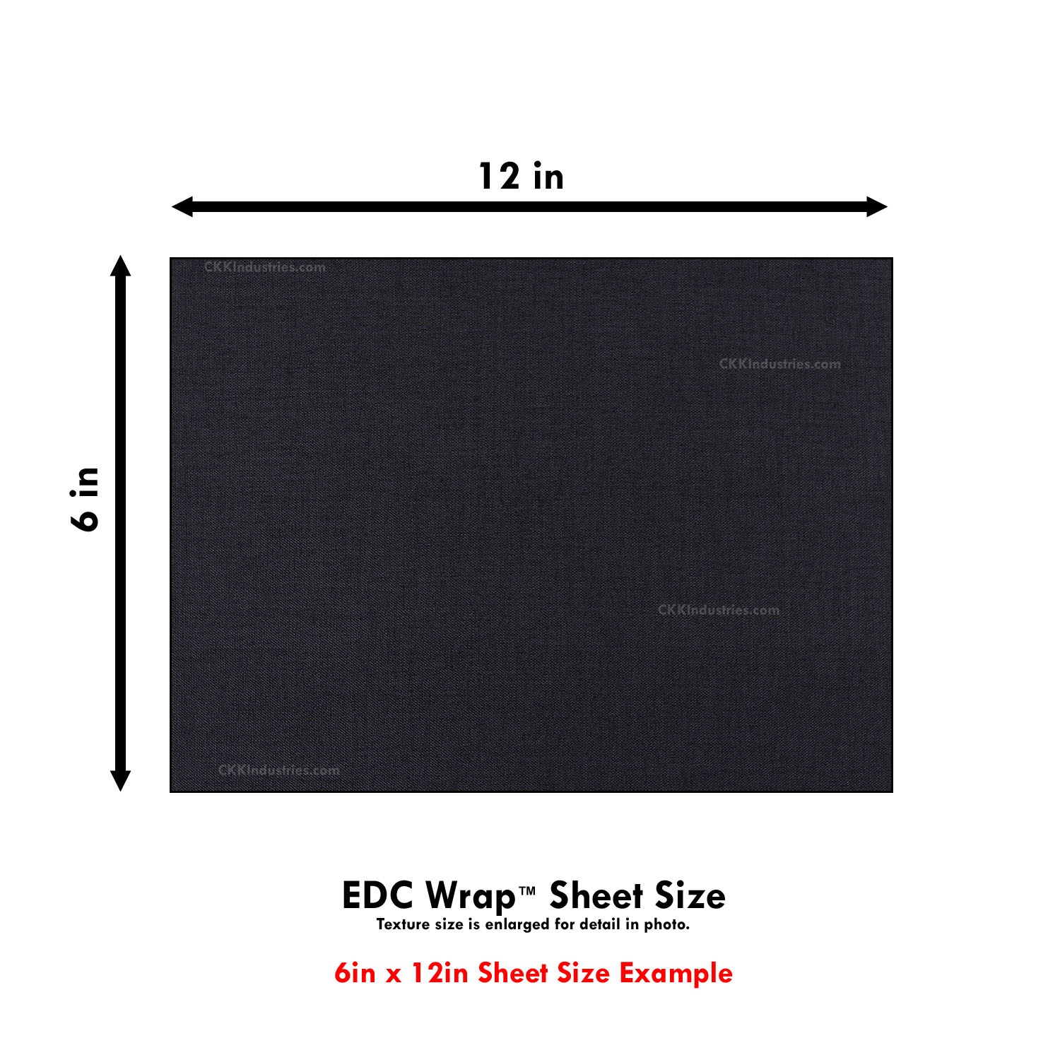 EDCWRAP612-BLK