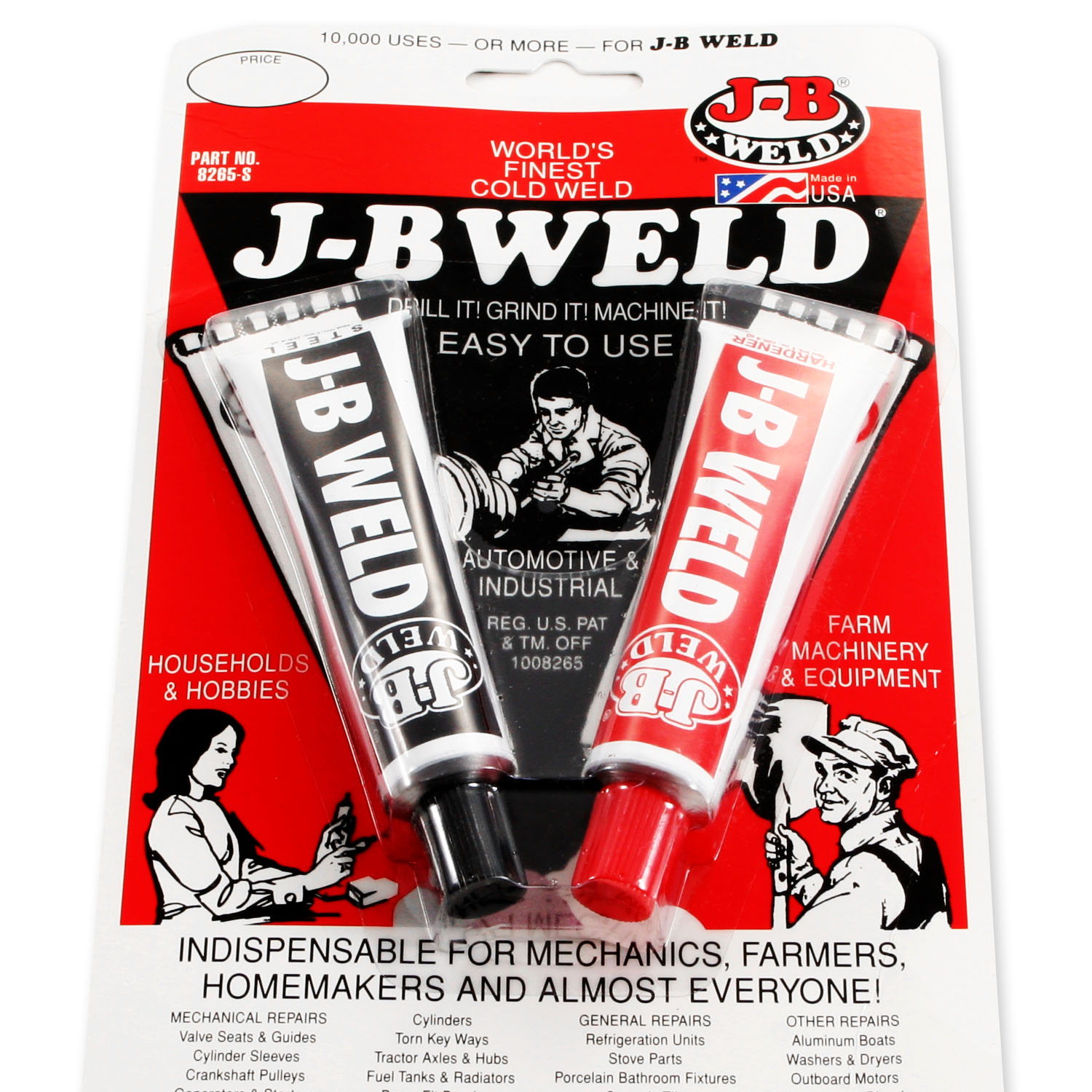 J-B Weld - Cold Weld - Steel Adhesive - (2-pc)