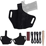 Leather Holster Making Kit for 1911 (4.00in) - (Thumb Break) - Black - 1.50in - (LH) - w/Tools