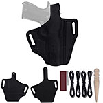 Leather Holster Making Kit for 1911 (5.00in) - (Thumb Break) - Black - 1.50in - (RH) - w/Tools