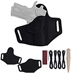 Leather Holster Making Kit for 1911 (3.00in) - (Pancake) - Black - 1.50in - (RH) - w/Tools
