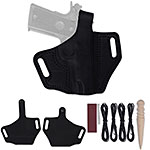 Leather Holster Making Kit for 1911 (4.00in) - (Thumb Break) - Black - 1.50in - (RH) - w/Tools