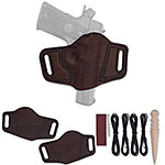 Leather Holster Making Kit for 1911 (5.00in) - (Mini Slide) - Espresso - 1.50in - (RH) - w/Tools