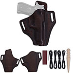 Leather Holster Making Kit for Beretta 92F - (Pancake) - Espresso - 1.50in - (RH) - w/Tools