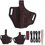 Leather Holster Making Kit for 1911 (4.25in) - (Thumb Break) - Espresso - 1.50in - (LH) - w/Tools