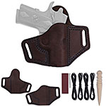 Leather Holster Making Kit for 1911 (3.00in) - (Pancake) - Espresso - 1.50in - (RH) - w/Tools