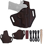 Leather Holster Making Kit for 1911 (4.00in) - (Pancake) - Espresso - 1.50in - (RH) - w/Tools