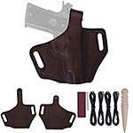Leather Holster Making Kit for 1911 (4.00in) - (Thumb Break) - Espresso - 1.50in - (RH) - w/Tools