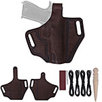 Leather Holster Making Kit for 1911 (4.25in) - (Thumb Break) - Espresso - 1.50in - (RH) - w/Tools