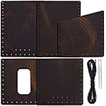 Leather Wallet Making Kit - (Vintage Brown) - (w/Tools)