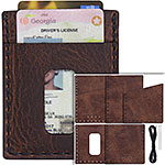 Leather Wallet Making Kit - (Antique Brown) - (w/Tools)