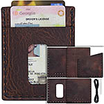 Leather Wallet Making Kit - (Whiskey Brown) - (w/Tools)