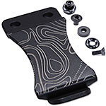 Belt Clip - FOMI Design - Black - (1.75in) - (w/TOPO Map Engraving) - (w/Mounting Hardware)