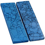 Recone - Stone Handle Scale Set - (Turquoise Web) - (4.5 x 1.25 x 0.250)