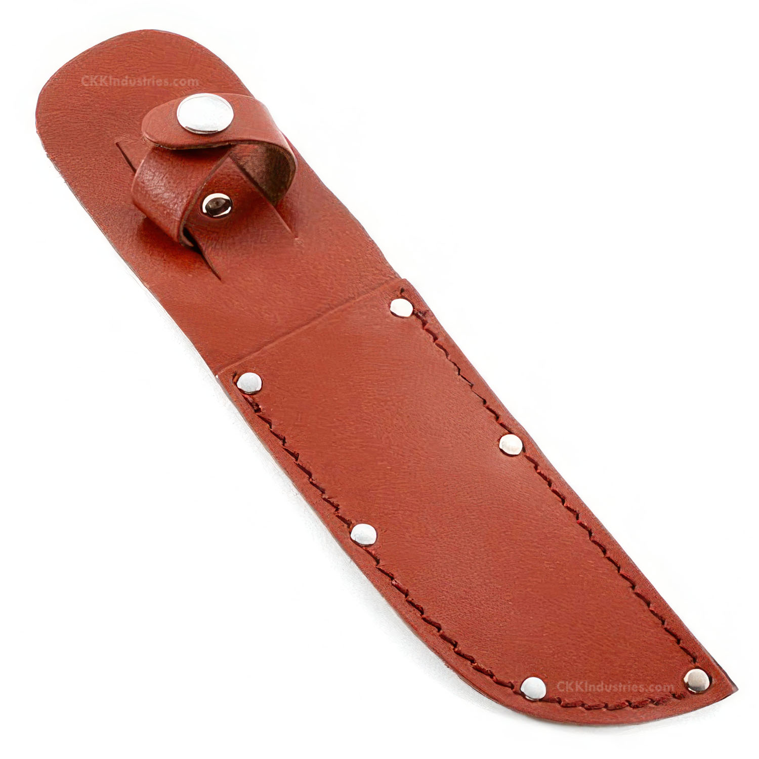 Custom USA Leather Fixed 4 Blade Dagger Knife Boot Belt Clip Sheath