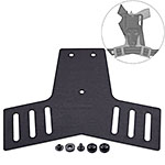Tegris® Drop Leg Attachment - (Black) - (12 Layers) - (w/Hardware)
