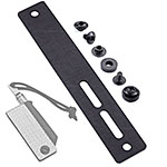 Tegris® Single Belt Accessory Mount - (Black) - (Fits Belts Up to 2.00in) - (12 Layer)(w/Hardware)