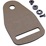 Tegris® Strap Tab - (Coyote Brown) - (12 Layers) - (Fits up to 1.00in Straps) - (w/Hardware)
