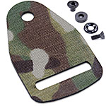 Tegris® Strap Tab - (Silver/MULTICAM® EDC Wrap) - (12 Layers)(Fits up to 1.00in Straps)(w/Hardware)