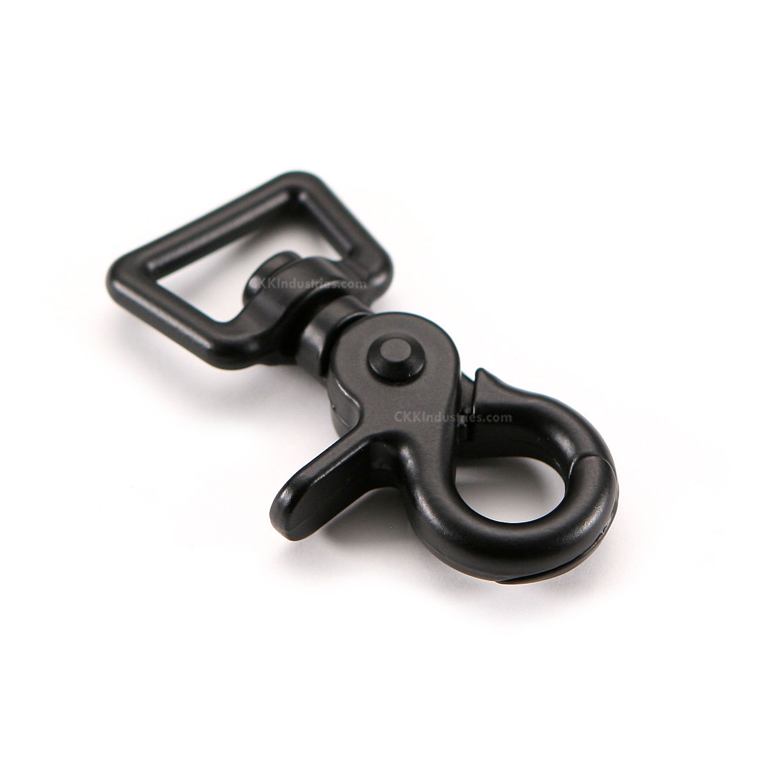 Trigger Snap - Black - Swivel - Square Stirrup (3/4 Inch