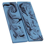 XGrip - Handle Scale Set - Light Turquoise w/Black Infusion - (4.50 x 1.25 x 0.187)