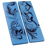 XGrip - Handle Scale Set - Light Turquoise w/Black Infusion - (5.0 x 1.5 x 0.250)