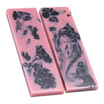 XGrip - Handle Scale Set - Pink w/Black Infusion - (3.50 x 1.0 x 0.187)