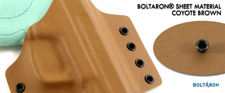 Coyote Brown Boltaron® Sheet for Holster & Sheath Making