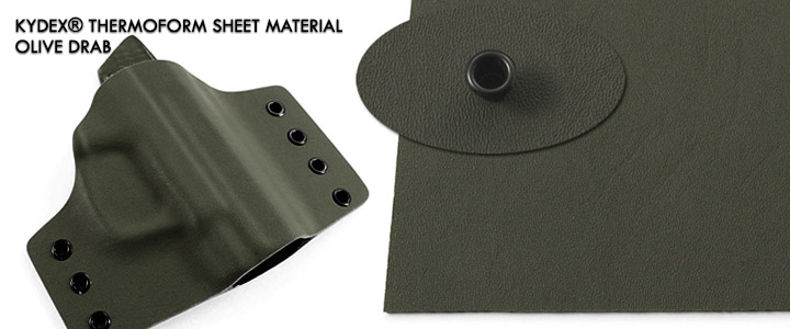 Kydex, Holstex, Boltaron & Leather Holster Making Materials at KnifeKits.com