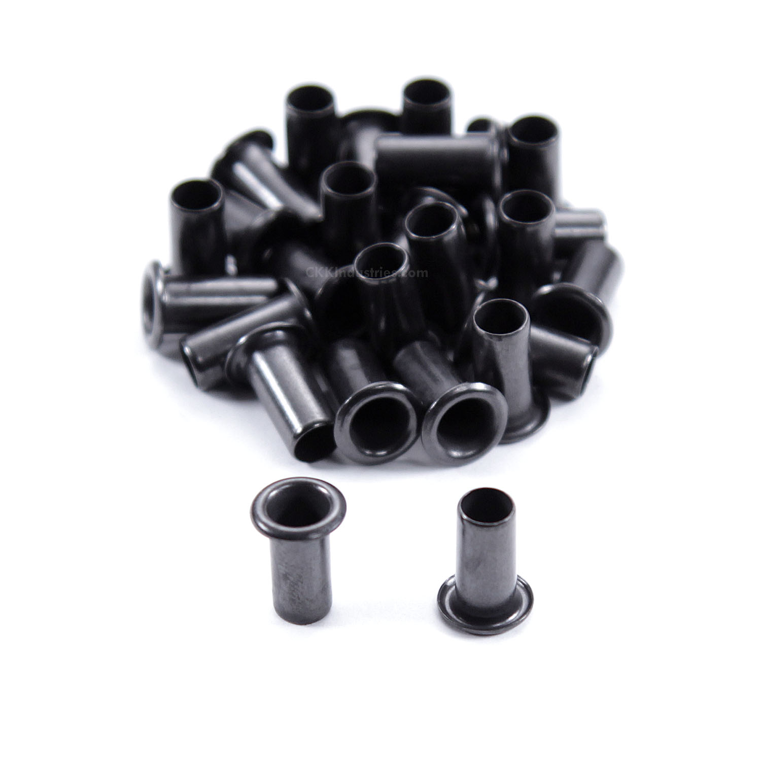 Eyelets - #6-12 (3/16) - Black Finish - (for .125 KYDEX®/HOLSTEX®) - 25  Pack