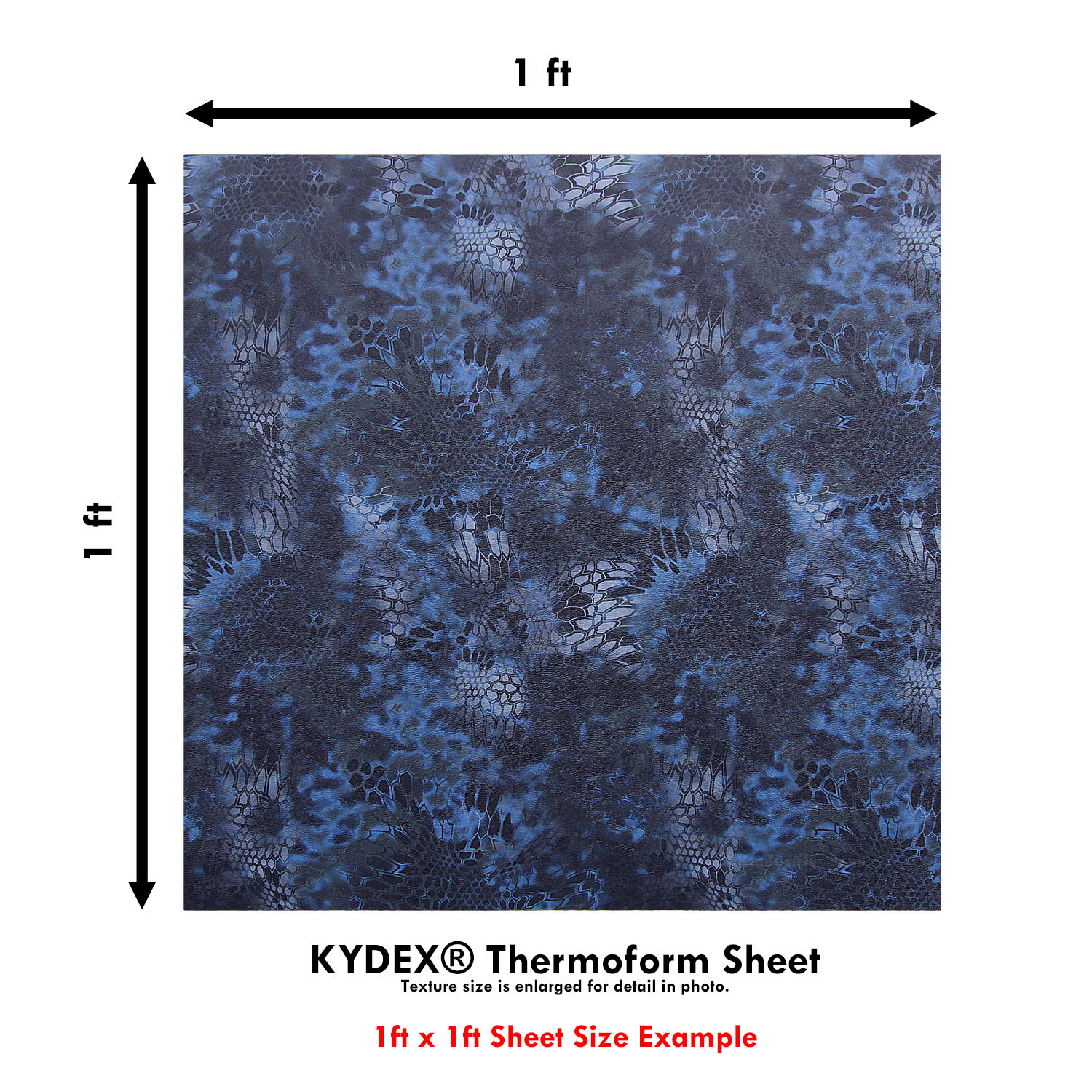 Kryptek® Camo - KYDEX® Sheet (12in x 12in)(Standard and Micro