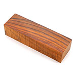 Mexican Cocobolo Wood - Handle Block - (Natural) - (5 x 1.5 x 1.25) - (Block 0521113)
