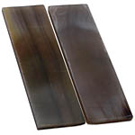 Ox Horn - Scale Set - (Flat Top) - (Blond) - (5.0 x 1.5 x 0.250)