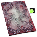 Voodoo Resins - Handle Scale Set - Firegazer Kraken Core - Luminescent - (6.0 x 2.0 x .250)