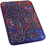 Voodoo Resins - Handle Slab - Blueberry Cobbler Kraken Core - (6.0 x 4.25 x .25)